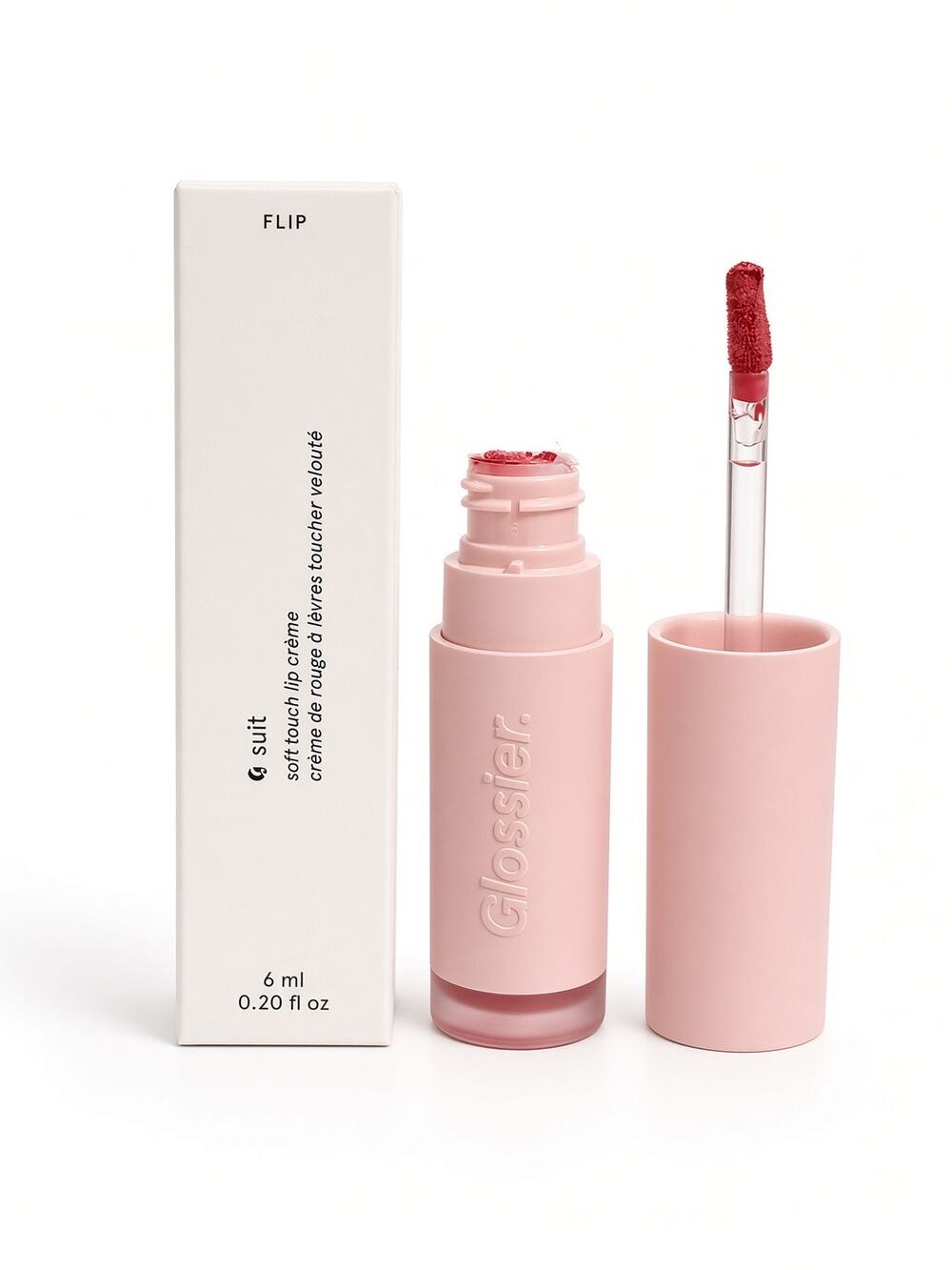$24 | Glossier G Suit Soft Touch Lip Crème (Shade: Flip) 6 mL / 0.20 fl oz